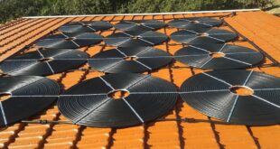 aquecedor solar piscina ate 80m telhado