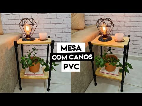 Como fazer MESA DE CANO PVC DIY DECORACAO