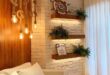 48 ideias de ambientes com tijolinho aparente Revestindo a