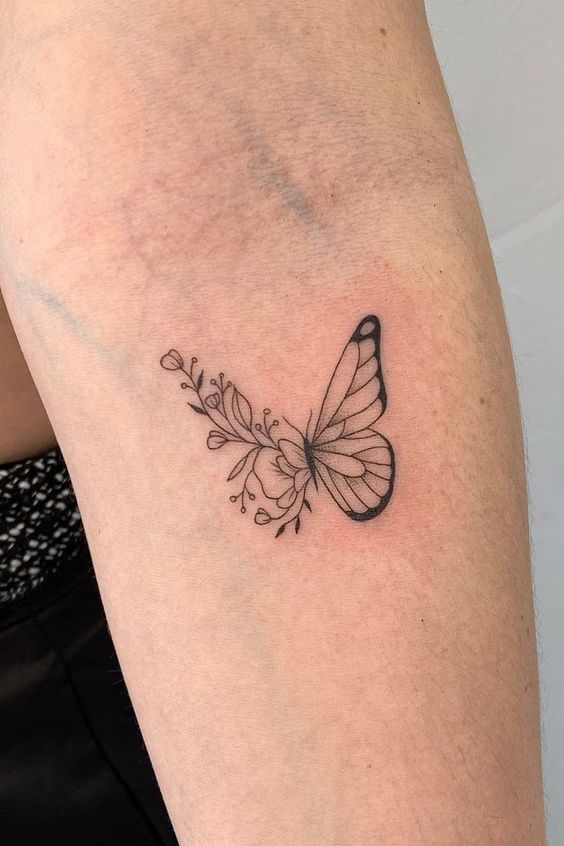 1666909262 102 Diferentes desenhos para tatuar uma borboleta