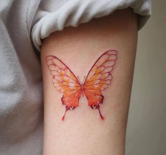 1666909262 574 Diferentes desenhos para tatuar uma borboleta