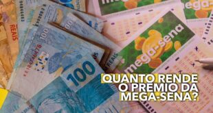 Quanto rende na poupanca o premio da Mega Sena de R