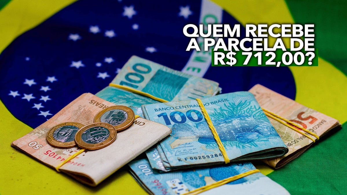 A parcela de R$ 712 corresponde ao pagamento de R$ 600 do Auxílio Brasil e de R$ 112 do vale-gás