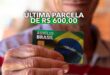 Ultima parcela de R 60000 do calendario ATUAL e paga