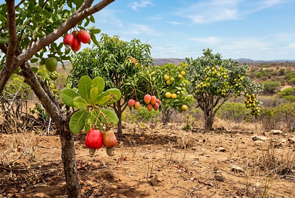 10 Árvores frutíferas que são tolerantes à seca.