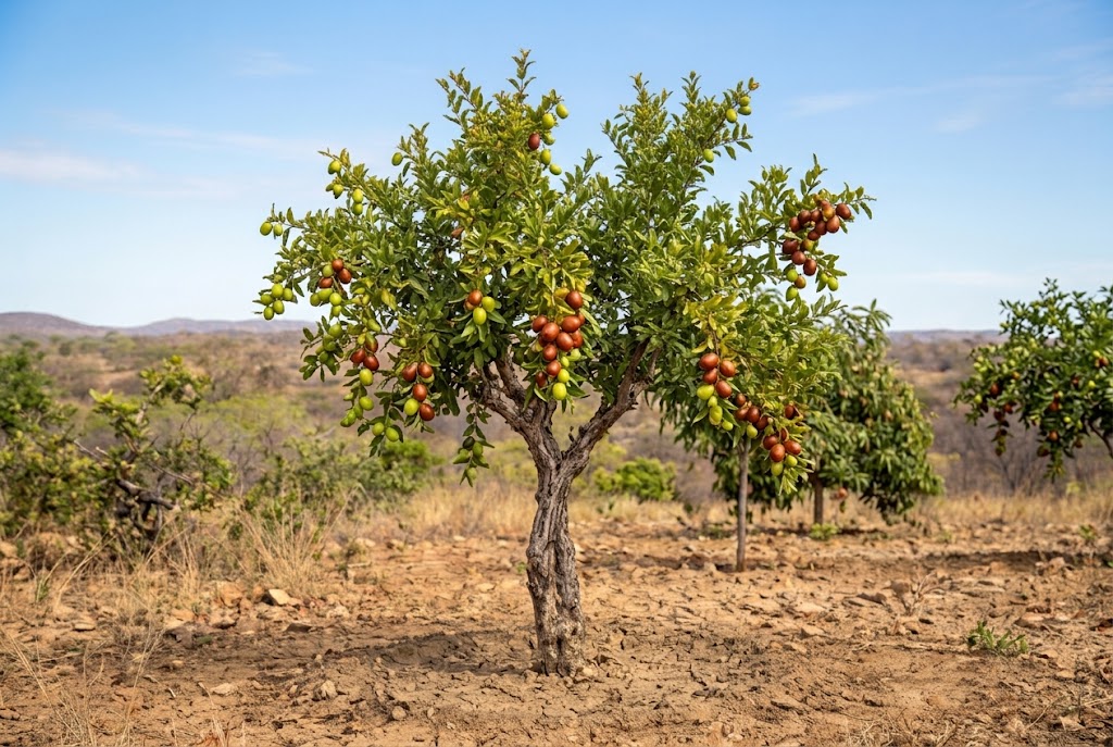 jujubeira arvore frutifera tolerante a seca