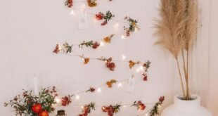 Ideias de arvores de Natal para nao gastar com uma