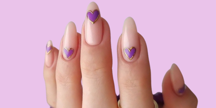 Desenhos para adicionar amor às suas unhas