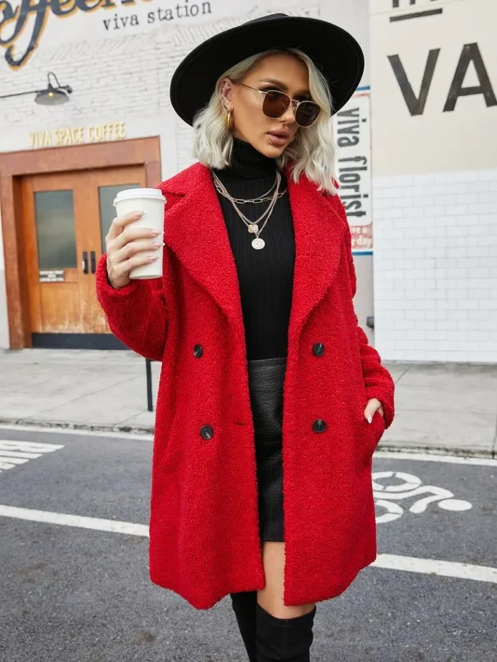 Look Vermelho Que S Um Casaco Vermelho Pode Te Oferecer