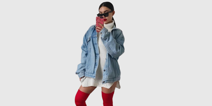 Roupas brancas e vermelhas que o Papai Noel aprovaria