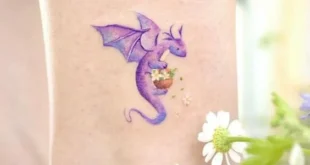 13 Ideias Encantadoras de Tatuagens de Dragao para Mulheres