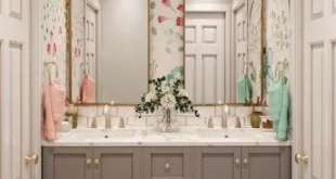 Papel de Parede 13 Ideias para transformar seu banheiro 1