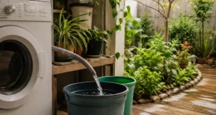 reaproveitar agua da maquina de lavar