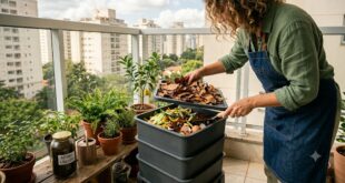 como fazer adubo organico e biofertilizante em casa
