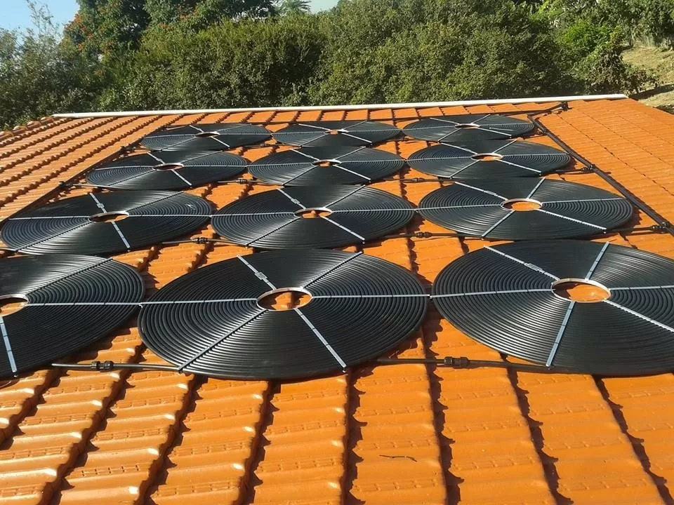 aquecedor solar piscina ate 80m telhado